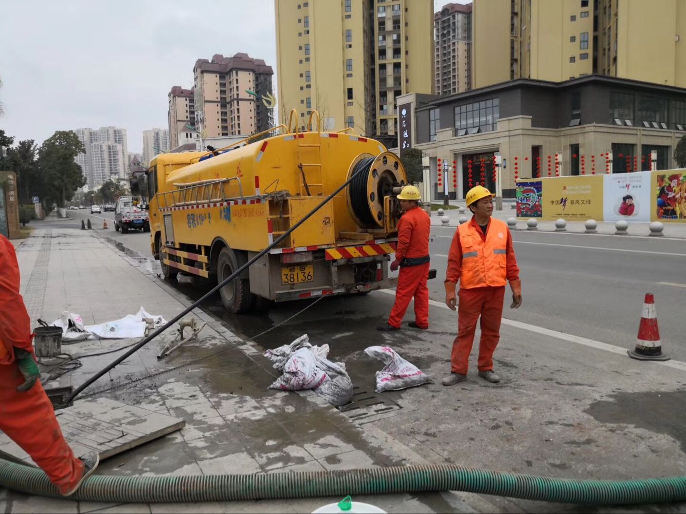 博白排污管道清淤-管道清洗